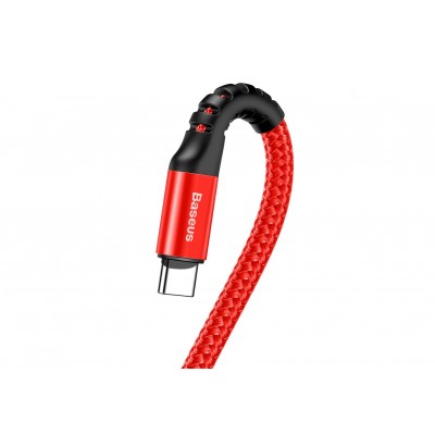 Кабель USB BASEUS Fish eye Spring, USB - Type-C, 2А, 1 м, красный, пружинный Кабель USB BASEUS Fish eye Spring, USB - Type-C, 2А, 1 м, красный, пружинный