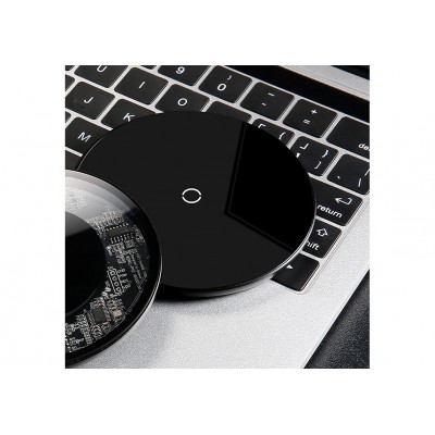 Беспроводное зарядное устройство BASEUS Simple, 2A, 10W, черный Беспроводное зарядное устройство BASEUS Simple, 2A, 10W, черный