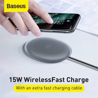 Беспроводное зарядное устройство BASEUS Jelly BS-W510, 2A, 18W, черный Беспроводное зарядное устройство BASEUS Jelly BS-W510, 2A, 18W, черный