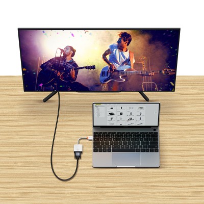 Переходник/Адаптер BASEUS Lite Series Adapter, HDMI - VGA, белый Переходник/Адаптер BASEUS Lite Series Adapter, HDMI - VGA, белый