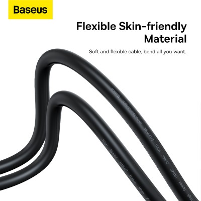 Кабель HDMI BASEUS High Definition Series Graphene, 4KHDMI - 4KHDMI, 2 м, черный Кабель HDMI BASEUS High Definition Series Graphene, 4KHDMI - 4KHDMI, 2 м, черный