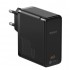 Зарядное устройство BASEUS GaN2 Fast Charger USB-C + Кабель Type-C-Type-C, 3A, 100W, черный Зарядное устройство BASEUS GaN2 Fast Charger USB-C + Кабель Type-C-Type-C, 3A, 100W, черный