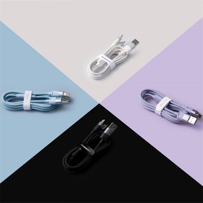 Кабель USB BASEUS StarSpeed 1-for-3 Fast Charging Data, USB - MicroUSB+Type-C+Lightning, 3.5A, 1.2 м, белый Кабель USB BASEUS StarSpeed 1-for-3 Fast Charging Data, USB - MicroUSB+Type-C+Lightning, 3.5A, 1.2 м, белый