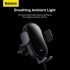 Автомобильный держатель BASEUS Light Chaser, с беспроводной зарядкой, 15W, черный, на воздуховод Автомобильный держатель BASEUS Light Chaser, с беспроводной зарядкой, 15W, черный, на воздуховод
