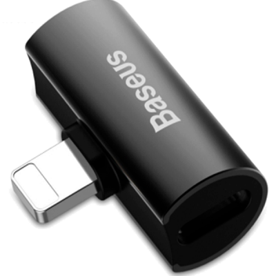 Переходник/Адаптер BASEUS L46 Male, Lightning - Dual Lightning, 2А, черный Переходник/Адаптер BASEUS L46 Male, Lightning - Dual Lightning, 2А, черный