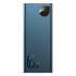 Портативный аккумулятор BASEUS Adaman Metal 65W, 3A, 20000 мА⋅ч, синий, быстрая зарядка, дисплей Портативный аккумулятор BASEUS Adaman Metal 65W, 3A, 20000 мА⋅ч, синий, быстрая зарядка, дисплей