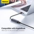 Переходник/Адаптер BASEUS Lite Series Ethernet Adapter (Aluminum Alloy), USB A- RJ45 (100Mbps), серый Переходник/Адаптер BASEUS Lite Series Ethernet Adapter (Aluminum Alloy), USB A- RJ45 (100Mbps), серый