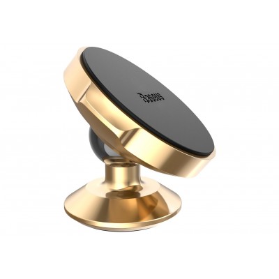 Автомобильный держатель BASEUS Small ears, магнитный, золотой, на клею, компактный с регулеровкой Автомобильный держатель BASEUS Small ears, магнитный, золотой, на клею, компактный с регулеровкой