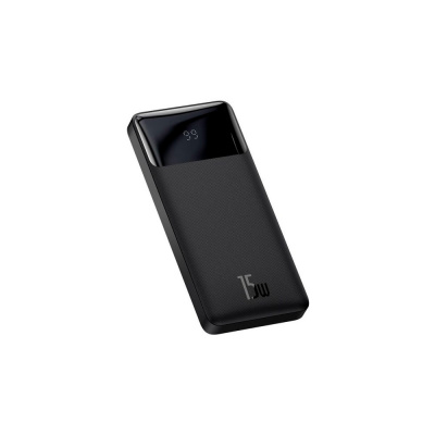 Портативный аккумулятор BASEUS Bipow Digital Display 15W, 3A, 10000 мА⋅ч, черный Портативный аккумулятор BASEUS Bipow Digital Display 15W, 3A, 10000 мА⋅ч, черный