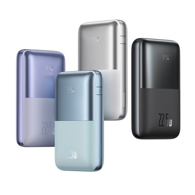 Портативный аккумулятор BASEUS Bipow Pro Digital Display Fast Charge 22.5W Overseas Edition, 3A, 20000 мА⋅ч, белый Портативный аккумулятор BASEUS Bipow Pro Digital Display Fast Charge 22.5W Overseas Edition, 3A, 20000 мА⋅ч, белый