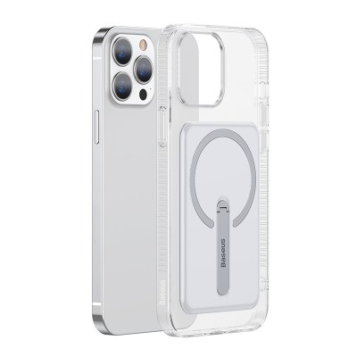 Чехол BASEUS Magnetic Phone Case для iPhone 13 Pro 6.1, прозрачный Чехол BASEUS Magnetic Phone Case для iPhone 13 Pro 6.1, прозрачный