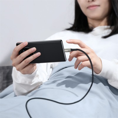 Кабель USB BASEUS Water Drop-shaped Lamp SuperCharge, USB - Type-C, 6A, 1 м, черный Кабель USB BASEUS Water Drop-shaped Lamp SuperCharge, USB - Type-C, 6A, 1 м, черный