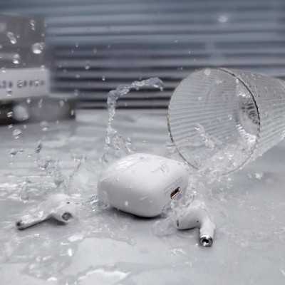 Беспроводные наушники BASEUS Bowie E8, Bluetooth, 40 мАч, белый Беспроводные наушники BASEUS Bowie E8, Bluetooth, 40 мАч, белый