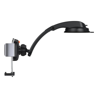 Автомобильный держатель BASEUS Easy Control Clamp (a set), серебряный, на воздуховод+приборную панель Автомобильный держатель BASEUS Easy Control Clamp (a set), серебряный, на воздуховод+приборную панель
