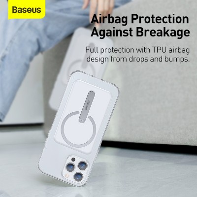 Чехол BASEUS Magnetic Phone Case для iPhone 13 Pro 6.1, прозрачный Чехол BASEUS Magnetic Phone Case для iPhone 13 Pro 6.1, прозрачный