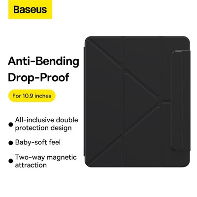 Чехол-подставка BASEUS Safattach Y-type For Pad Pro 11 (2018/2020/2021) / Pad Air4/5 10.9, серый Чехол-подставка BASEUS Safattach Y-type For Pad Pro 11 (2018/2020/2021) / Pad Air4/5 10.9, серый