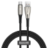 Кабель USB BASEUS Water Drop-shaped Lamp SuperCharge, USB - Type-C, 6A, 1 м, черный Кабель USB BASEUS Water Drop-shaped Lamp SuperCharge, USB - Type-C, 6A, 1 м, черный