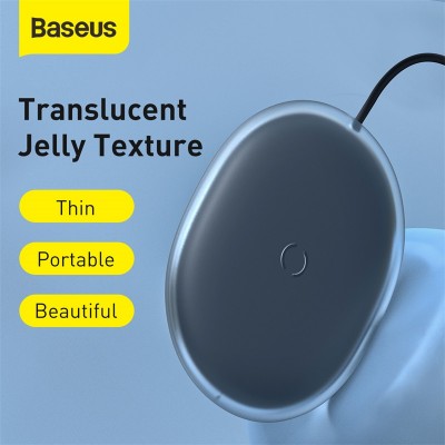 Беспроводное зарядное устройство BASEUS Jelly BS-W510, 2A, 18W, черный Беспроводное зарядное устройство BASEUS Jelly BS-W510, 2A, 18W, черный