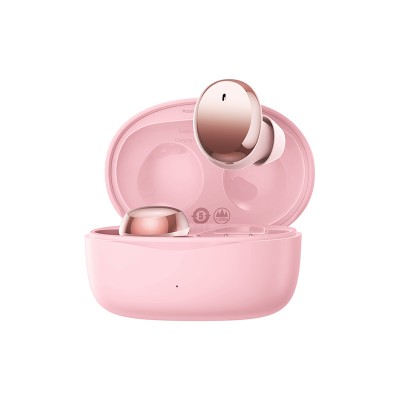 Беспроводные наушники BASEUS Bowie E2, Bluetooth, 40 мАч, розовый Беспроводные наушники BASEUS Bowie E2, Bluetooth, 40 мАч, розовый