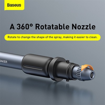 Пистолет для автомойки BASEUS Clean Guard 7.5m, черный Пистолет для автомойки BASEUS Clean Guard 7.5m, черный