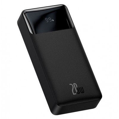 Портативный аккумулятор BASEUS Bipow Digital Display 20W, 3A, 30000 мА⋅ч, черный Портативный аккумулятор BASEUS Bipow Digital Display 20W, 3A, 30000 мА⋅ч, черный