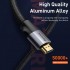 Кабель HDMI BASEUS Enjoyment Series, 4KHD - 4KHD, 1 м, черный Кабель HDMI BASEUS Enjoyment Series, 4KHD - 4KHD, 1 м, черный