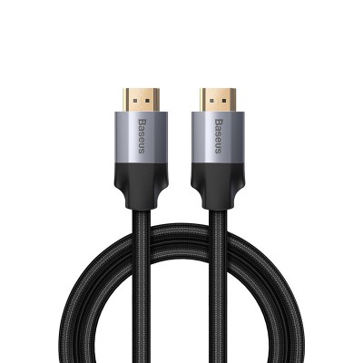 Кабель HDMI BASEUS Enjoyment Series, 4KHD - 4KHD, 1 м, черный Кабель HDMI BASEUS Enjoyment Series, 4KHD - 4KHD, 1 м, черный