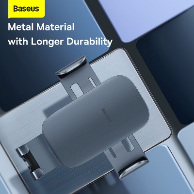 Автомобильный держатель BASEUS Metal AgeⅡ, темно-серый, на воздуховод Автомобильный держатель BASEUS Metal AgeⅡ, темно-серый, на воздуховод