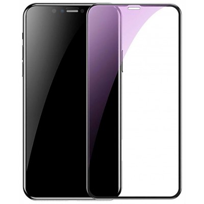 Защитное стекло BASEUS SGAPIPH65-HE01 для iPhone XS Max/11 Pro Max, 0.2mm, прозрачный+черная рамка, Anti-blue Защитное стекло BASEUS SGAPIPH65-HE01 для iPhone XS Max/11 Pro Max, 0.2mm, прозрачный+черная рамка, Anti-blue