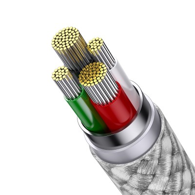 Кабель USB BASEUS StarSpeed 1-for-3 Fast Charging Data, USB - MicroUSB+Type-C+Lightning, 3.5A, 1.2 м, белый Кабель USB BASEUS StarSpeed 1-for-3 Fast Charging Data, USB - MicroUSB+Type-C+Lightning, 3.5A, 1.2 м, белый