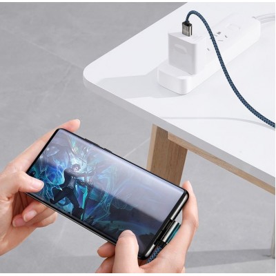 Кабель USB BASEUS Legend Series Elbow, USB - Type-C, 66W, 2 м, синий Кабель USB BASEUS Legend Series Elbow, USB - Type-C, 66W, 2 м, синий