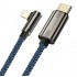 Кабель USB-C BASEUS Legend Series Elbow, Type-C - Lightning, 20W, 1 м, синий Кабель USB-C BASEUS Legend Series Elbow, Type-C - Lightning, 20W, 1 м, синий