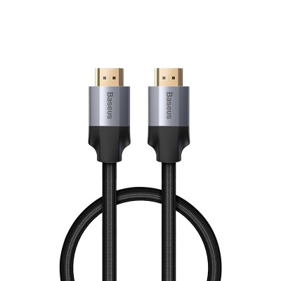 Кабель HDMI BASEUS Enjoyment Series, 4KHD - 4KHD, 0,5 м, черный Кабель HDMI BASEUS Enjoyment Series, 4KHD - 4KHD, 0,5 м, черный