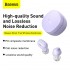 Беспроводные наушники BASEUS Encok WM01, Bluetooth, фиолетовый Беспроводные наушники BASEUS Encok WM01, Bluetooth, фиолетовый