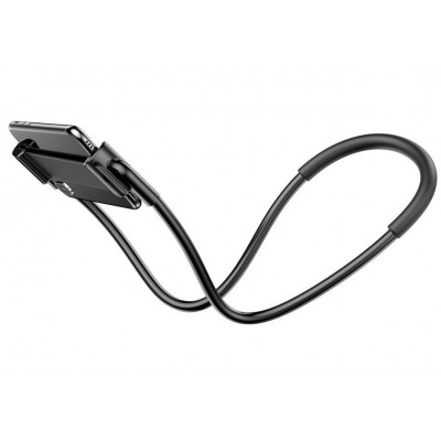 Держатель универсальный BASEUS Neck-Mounted Lazy Bracket, на шею, черный Держатель универсальный BASEUS Neck-Mounted Lazy Bracket, на шею, черный