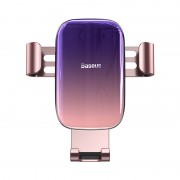 Автомобильный держатель BASEUS Glaze Gravity, розовый, на воздуховод