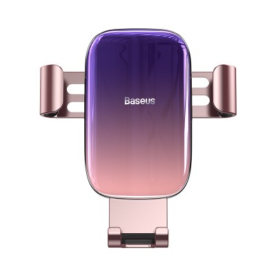 Автомобильный держатель BASEUS Glaze Gravity, розовый, на воздуховод Автомобильный держатель BASEUS Glaze Gravity, розовый, на воздуховод