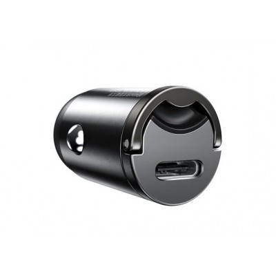 Автомобильное зарядное устройство BASEUS Tiny Star Mini, USB-C, 5A, 30 Вт, серый Автомобильное зарядное устройство BASEUS Tiny Star Mini, USB-C, 5A, 30 Вт, серый