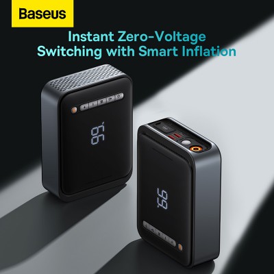Стартер BASEUS Super Energy 2in1 Car Jump (1000A), 2.4A, 8000 мАч, черный Стартер BASEUS Super Energy 2in1 Car Jump (1000A), 2.4A, 8000 мАч, черный
