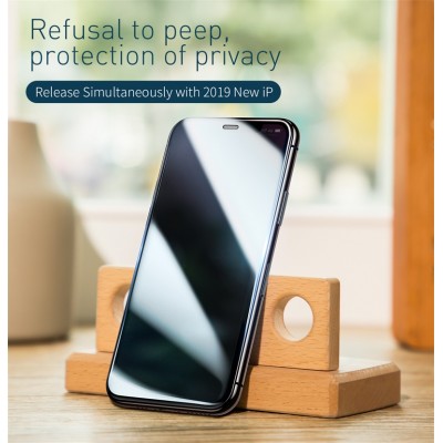 Защитное стекло BASEUS SGAPIPH65S-WC01 для iPhone XS Max/11 Pro Max, антишпион, (2шт) Защитное стекло BASEUS SGAPIPH65S-WC01 для iPhone XS Max/11 Pro Max, антишпион, (2шт)