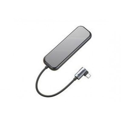 Переходник/Адаптер BASEUS UCN3277, Разветвитель, Type-C - 3xUSB3.0 + HD4K + PD, 3A, темно-серый, 4K, 2W Переходник/Адаптер BASEUS UCN3277, Разветвитель, Type-C - 3xUSB3.0 + HD4K + PD, 3A, темно-серый, 4K, 2W