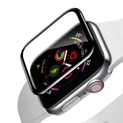 Защитное стекло BASEUS SGAPWA4-G01 для Apple Watch, прозрачный+черная рамка, 40mm Защитное стекло BASEUS SGAPWA4-G01 для Apple Watch, прозрачный+черная рамка, 40mm
