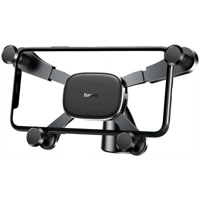 Автомобильный держатель BASEUS SUYL-HP01 Horizontal Screen Gravity, черный, на клею Автомобильный держатель BASEUS SUYL-HP01 Horizontal Screen Gravity, черный, на клею