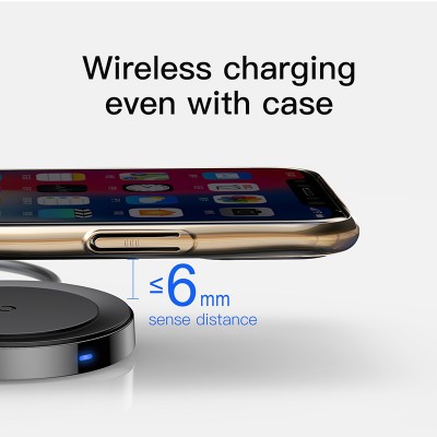 Кабель USB BASEUS iP Cable, USB - Lightning + Wireless Charger, 3A, 1.2 м, черный, беспроводная зарядка Кабель USB BASEUS iP Cable, USB - Lightning + Wireless Charger, 3A, 1.2 м, черный, беспроводная зарядка