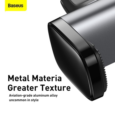 Автомобильный держатель BASEUS Steel Cannon Air Outlet, черный, на воздуховод Автомобильный держатель BASEUS Steel Cannon Air Outlet, черный, на воздуховод