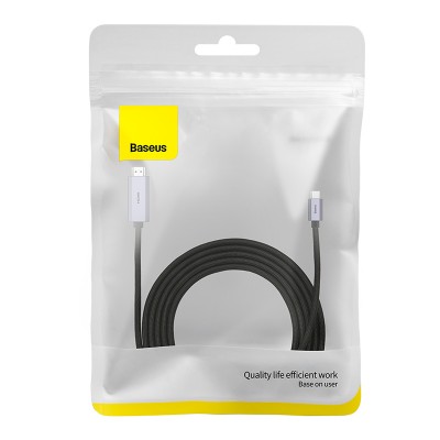 Кабель HDMI BASEUS High Definition Series Graphene, Type-C - HDMI 4K, 3 м, черный Кабель HDMI BASEUS High Definition Series Graphene, Type-C - HDMI 4K, 3 м, черный