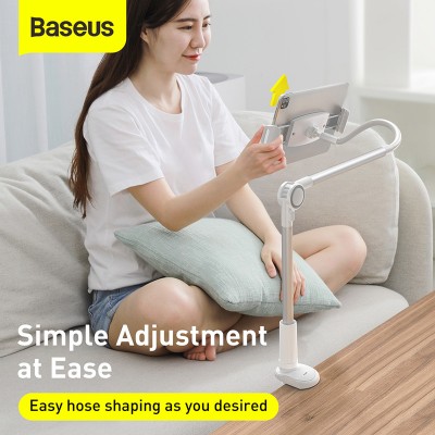 Настольный держатель BASEUS Otaku Life Rotary Adjustment, серебристый Настольный держатель BASEUS Otaku Life Rotary Adjustment, серебристый