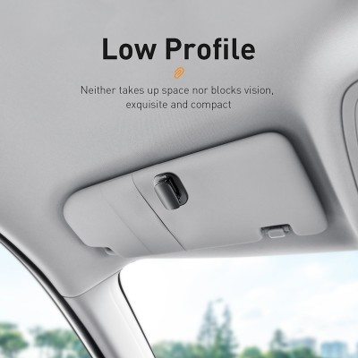 Держатель для очков BASEUS Platinum Vehicle, черный Держатель для очков BASEUS Platinum Vehicle, черный