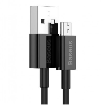 Кабель USB BASEUS Superior Series Fast Charging, USB - MicroUSB, 2А, 2 м, черный Кабель USB BASEUS Superior Series Fast Charging, USB - MicroUSB, 2А, 2 м, черный