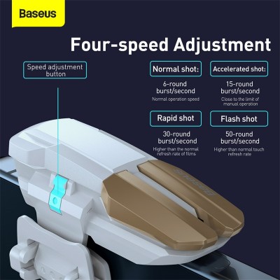 Триггеры BASEUS GAMO Mobile Game GA09, белый Триггеры BASEUS GAMO Mobile Game GA09, белый